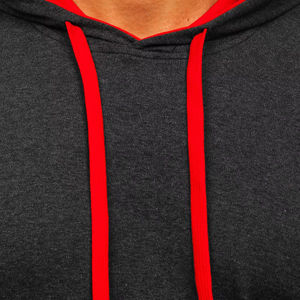 Vente en gros de sweat à capuche surdimensionné pour hommes poids lourd personnalisé de luxe fabrication de sweats à capuche 500gsm en coton épais éponge français - Product Image 5