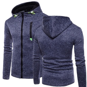 Sweat-shirt à capuche en polaire pour homme, sweat-shirt décontracté de haute qualité avec fermeture éclair - Product Image 2
