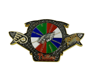 เหรียญที่ระลึกปั๊มโลหะชุบทองรูปเทพีเสรีภาพ งานขายดี ผลิตโดย CMC Mint รุ่น F06 ทรงกลม - Product Image 4