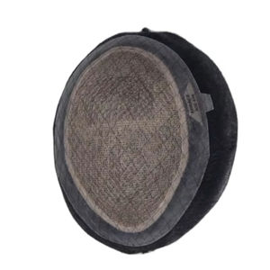 Miraje Model Taz BD Indian Remy Human Hair Toupee <b>Wig</b> with 100% Density Natural Loose <b>Deep</b> <b>Wave</b> & Body <b>Wave</b> Lace PU Base - Product Image 1