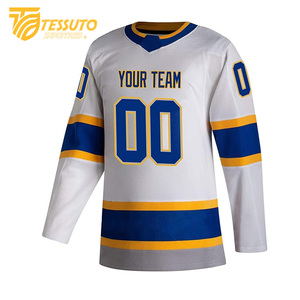 เสื้อเจอร์ซีย์เล่นฮ็อกกี้น้ำแข็งเสื้อกีฬาฮ็อกกี้น้ำแข็งออกแบบได้ตามต้องการสำหรับอุตสาหกรรม - Product Image 4