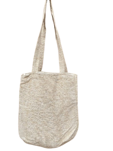Venta al por mayor de cáñamo orgánico natural bolso de mano sostenible de las mujeres bolso de compras de hombro logotipo personalizado cierre abierto estilo de moda - Product Image 2