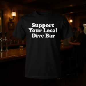 Maglietta 'Supporta il Tuo Bar Locale' per la Categoria Promozionale del Consumo di Bevande - Product Image 3