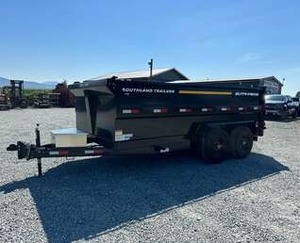 High Quality 4-<b>Wheel</b> Dump <b>Trailer</b> 7x14 High Side Dump <b>Trailer</b> 15,400lb Agriculture Farm <b>Trailer</b> - Product Image 5