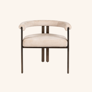 Silla de Comedor Argo de Estilo Escandinavo, Estructura de Madera, Muebles para el Hogar con Tapicería de Poliéster para Uso en Hoteles y Villas - Product Image 6