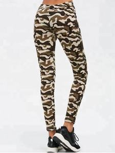 Nouveau doux Polyester taille haute sport personnalisé entraînement Yoga pantalon Leggings pour femmes Gym Fitness Leggings avec poche 2025 - Product Image 5