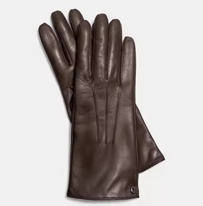 Gants habillés en cuir de daim pour hommes fabriqués sur mesure Gants habillés simples à la mode à coudre à la main - Product Image 3