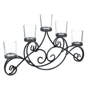 Candelabro antiguo de hierro para decoración del hogar, chimenea, boda - Product Image 4