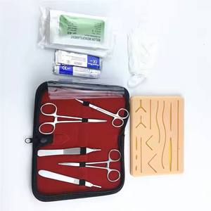 Instruments chirurgicaux de base Kit complet de pratique de suture chirurgicale Pad incurvé Source d'alimentation manuelle kit de sutur Instrument médical - Product Image 3