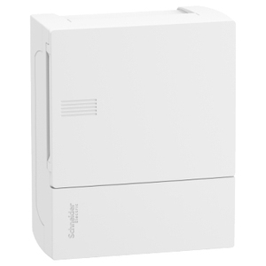 Per SCHNEIDER ELECTRIC Mini Pragma Surface Enclosure MIP12106 1 X 6 Moduli Contenitore per Elettronica e Strumentazione con Porta Liscia - Product Image 1