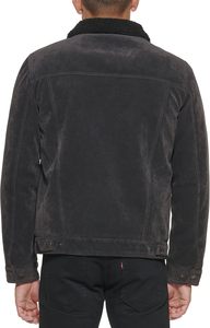 Customized Men's Leather Canvas <b>Jacket</b> Waterproof Windproof Breathable Biker Varsity Style <b>Plus</b> <b>Size</b> - Product Image 4
