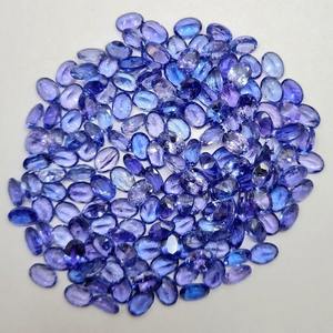 Piedra Preciosa de Tanzanita Natural Certificada de 5x7 mm, Corte Ovalado Facetado Azul, Calibrada, Tratada Térmicamente, 0.50-0.90 Quilates, Piedra Suelta - Product Image 2