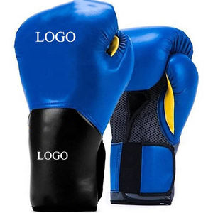 Guantes de Boxeo Profesionales con Gancho y Bucle, Diseño Personalizado, Cuero, Absorción de Humedad, Alta Calidad, para Entrenamiento y Competencia, Gran Venta - Product Image 1