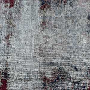 Vintage Turkish <b>Runner</b> Rug 2.7x10.2 ft, <b>Red</b> Floral Rug Wool - Product Image 5