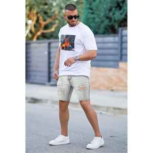 Pakistan Made High Quality <b>Men's</b> <b>Jeans</b> Shorts Comfortable Cotton Fabric Casual Style with Color Contrast Price - Product Image 6