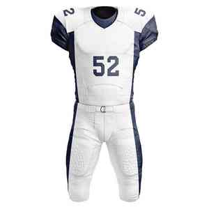 Combinaison de football américain personnalisée pour hommes Pantalon en jersey sublimé de qualité supérieure Vêtements de sport durables avec impression de logo - Product Image 3