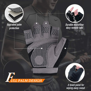 Professional Gym Gloves for <b>Weight</b> <b>Lifting</b> Customized Logo Neoprene Workout Fitness <b>Equipment</b> for Men and Women - Product Image 4