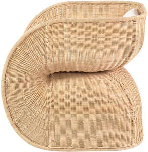 Handmade Natural <b>Rattan</b> Leisure <b>Chair</b> Industrial Design Eco-Friendly Indoor Use Made in Vietnam - Product Image 2