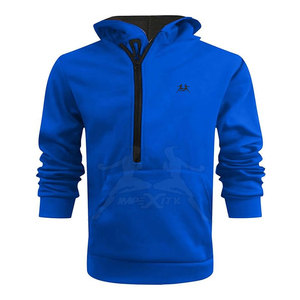 เสื้อฮู้ดมีซิปครึ่งตัวสำหรับผู้ชายเสื้อผ้าฟิตเนสไซส์ XS ดีไซน์ล่าสุดสำหรับฤดูหนาว - Product Image 1