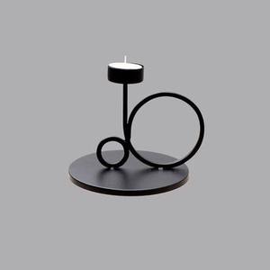 Grand Iron <b>Candle</b> Holder Decorative Indoor <b>Large</b> Residence Home Lighting Bold Elegant Statement Piece - Product Image 3