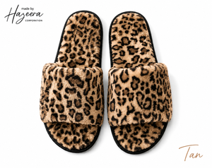 Pantuflas de Interior Personalizadas de Piel Sintética, Punta Abierta, Modernas, Suaves, para Todas las Estaciones, con Espuma Viscoelástica y Bordado - Product Image 5