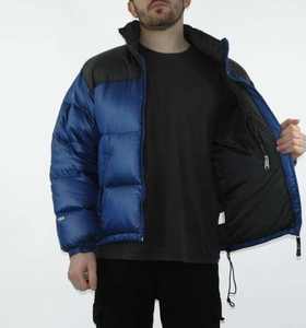 แจ็กเก็ตปลาปักเป้าโพลีเอสเตอร์สีเขียวสำหรับผู้ชาย/2025แจ็กเก็ตขนเป็ดลำลองมาในฤดูหนาวโลโก้ตามสั่ง - Product Image 4