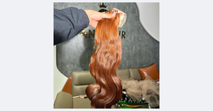 ผมแท้แบบมัด ลอนธรรมชาติ สีธรรมชาติ (1b) คุณภาพพรีเมียม แบรนด์เวียดนาม ผ่านการแปรรูปเคมีเบาๆ ทรงตรง พรีเมียม - Product Image 5