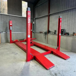 Elevador Hidráulico/Eléctrico para Autos de 4 Postes con Capacidad de 6 Toneladas y Altura de Elevación de 25-72.8 Pulgadas - Product Image 1