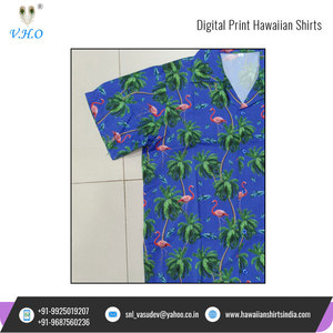 เสื้อฮาวายพิมพ์ลายดิจิตอล,เสื้อปาร์ตี้ชายหาดแขนสั้นราคาถูก - Product Image 6