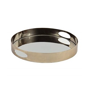 Cuenco de Pedestal decorativo de fruta de oro brillante de lujo, diseño exclusivo moderno, decoración del hogar, la mejor bandeja de regalo, pieza central - Product Image 1