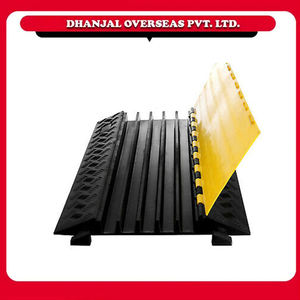 2024, superventas, duradero, de 5 canales de Cable Protector, cubierta ABS de goma resistente, parachoques de velocidad de Material de PVC para eventos industriales para exteriores - Product Image 5