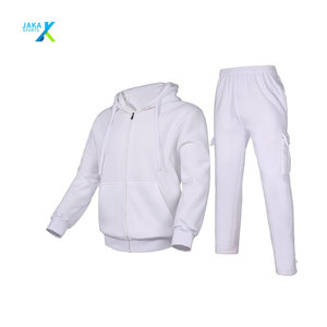 Survêtement homme 2 pièces jogging sweat à capuche et pantalon de survêtement ensemble tenue athlétique décontractée avec poches pour l'entraînement - Product Image 1