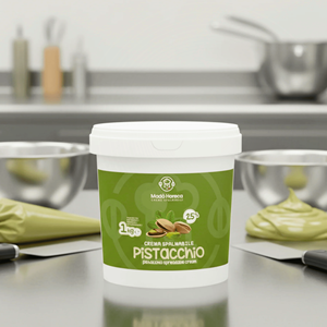 Crema de Pistacho Crudo Mado para Untar, 1.3 kg, Envase de Plástico - Horeca - Hecho en Italia - Product Image 6