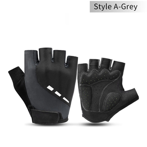 Gants de cyclisme demi-doigts personnalisés de haute qualité antidérapants à prise solide maille respirante Polyester/Nylon plusieurs couleurs Options de logo - Product Image 2