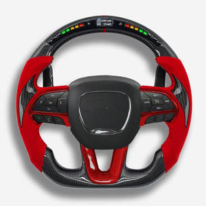 Volant en fibre de carbone à vente rapide avec éclairage LED forgé pour berlines de performance et muscle cars 2015-2025 - Product Image 3