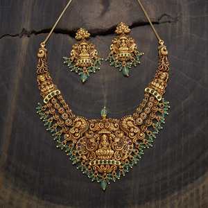 Wedding-Ready Antique Gold <b>Necklace</b> - Product Image 2