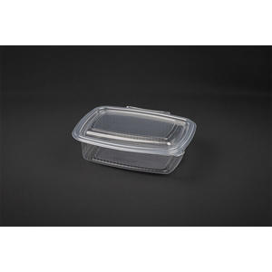 Contenedor de Alimentos Ovalado con Tapa Abatible de PP de 650cc, 8 Paquetes x 50 Unidades, B2B - Product Image 1
