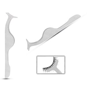 Fournisseur de pinces à épiler en acier inoxydable de haute qualité, pinces à épiler courbées pour volume, outils de précision pour extensions de cils - Product Image 2