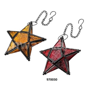 Portavelas con marco de metal marrón para decoración del hogar Juego de artículos de 3 piezas - Product Image 3