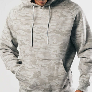 Sweat à capuche pour homme camouflage pull polaire pour streetwear et loisirs d'entraînement manches raglan tendance sweats à capuche de style décontracté nouvel arrivage - Product Image 2