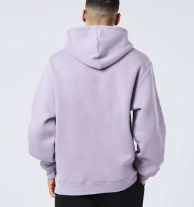 Mencustom en blanco francés Terry casual streetwear Sudadera con capucha Crop Boxy pullover Style sudaderas con capucha unisex de talla grande significa hombro caído - Product Image 2