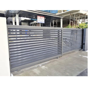 Porte coulissante motorisée en aluminium de conception de porte principale d'usine - Product Image 3