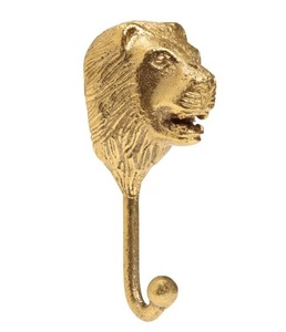 Brass Hook Key Holder with Dog Face Design for Scarf and Coat Hanger Brass <b>Towel</b> Hook Wall Mounted Hanger - Product Image 2