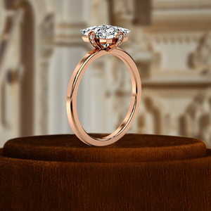 Anillo de Compromiso Solitario con Diamante Cultivado en Laboratorio, Corte Princesa de 1 Quilate, Certificado IGI, Anillo de Boda de Oro Amarillo de 14k para Regalo de Aniversario - Product Image 5