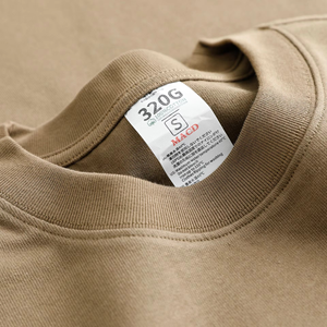 T-shirt pour homme en coton 100% de poids lourd 210 g/m², col en V, uni, tricoté, respirant, séchage rapide, coupe régulière, design personnalisé - Product Image 3