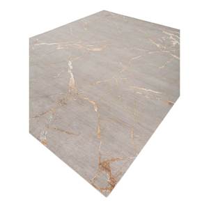 Alfombra Urbana Pause de Lana y Seda de Bambú, Modelo Kavi, Tejida a Mano, con Patrón Abstracto Gris y Negro, para Sala de Estar, Dormitorio o Pasillo - Esk-302 - Product Image 2