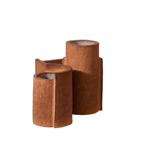 Fundición de aluminio Metal Modelo de lujo Acabado de arcilla de alta calidad Maceta Hogar Jardín Uso Blacony - Product Image 1