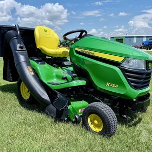 Haute décharge multifonctionnel JOHNN DEERRE X354 équitation tondeuses à gazon tracteur 4 temps mini jardin herbe outil Excellent état - Product Image 1
