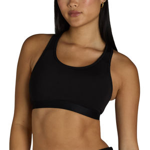 Soutien-gorge de sport pour femmes respirant Gym Fitness Yoga ensemble grande taille léger rembourré licou Spandex blanc vêtements actifs soutien-gorge d'entraînement - Product Image 2