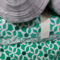 Jenny-lote disponible Tela estampada de la mejor calidad, diseño de flores hermosas, 95% poliéster, 5% licra, disponible en Corea
